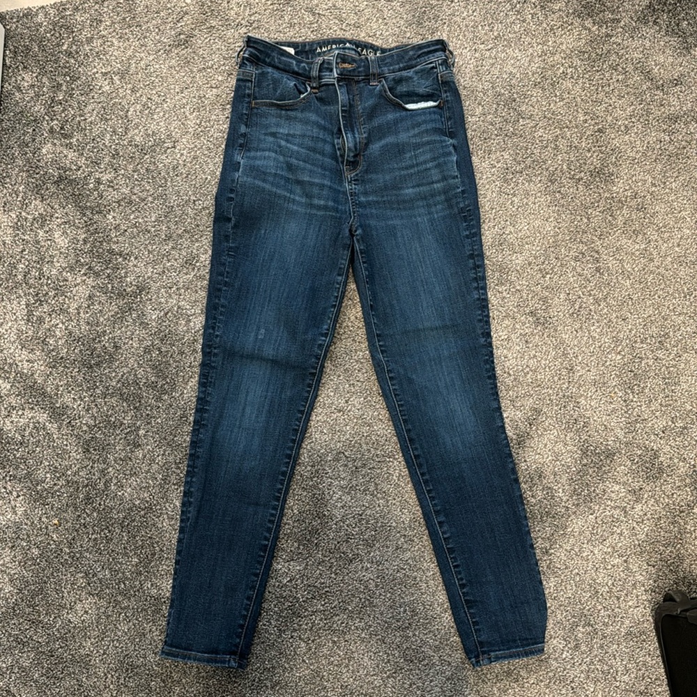 American Eagle highest rise Jean jeggings crop